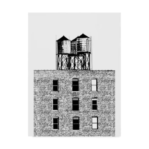 Jeff Pica 'Nyc In Pure B&W Xvi' Canvas Art, 14x19, Trademark Fine Art, Mfr#: WAG09215-C1419GG